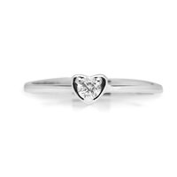 Anello Promesse Donna Amore in Oro bianco Diamante 0.07 Ct ACUT/007-16 - ACUT/007-16